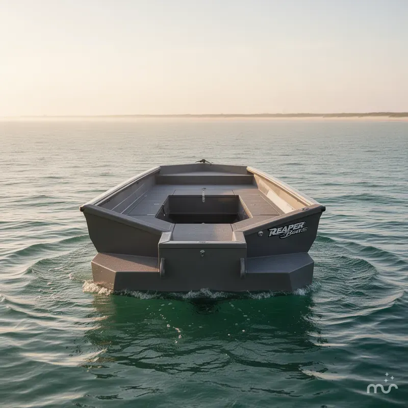 Slide: The Image of Reaper Boats 656 Step Transom 2026 - 2