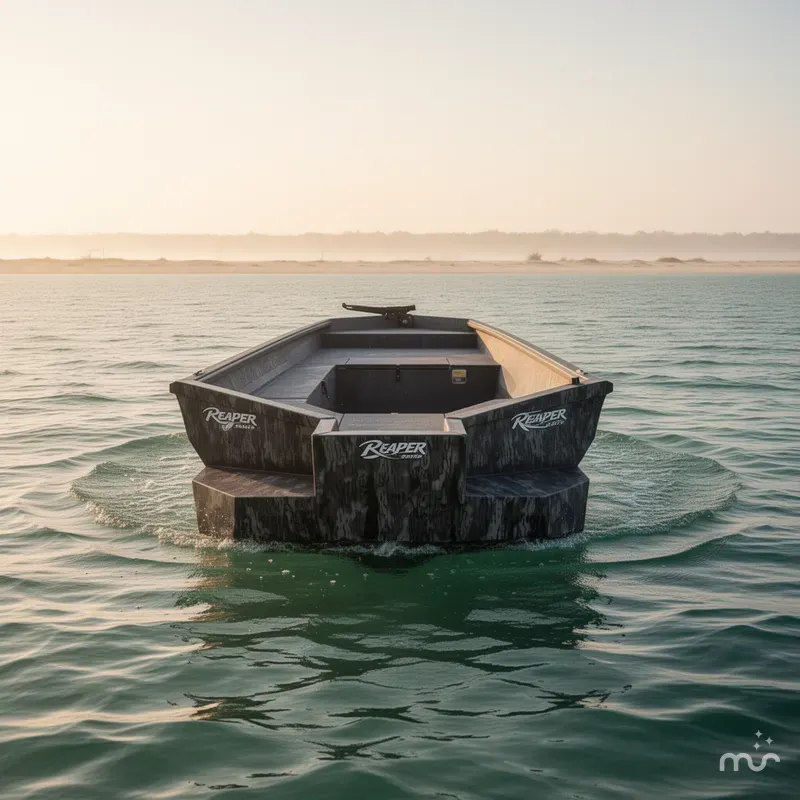 Slide: The Image of Reaper Boats 756 Step Transom 2026 - 3