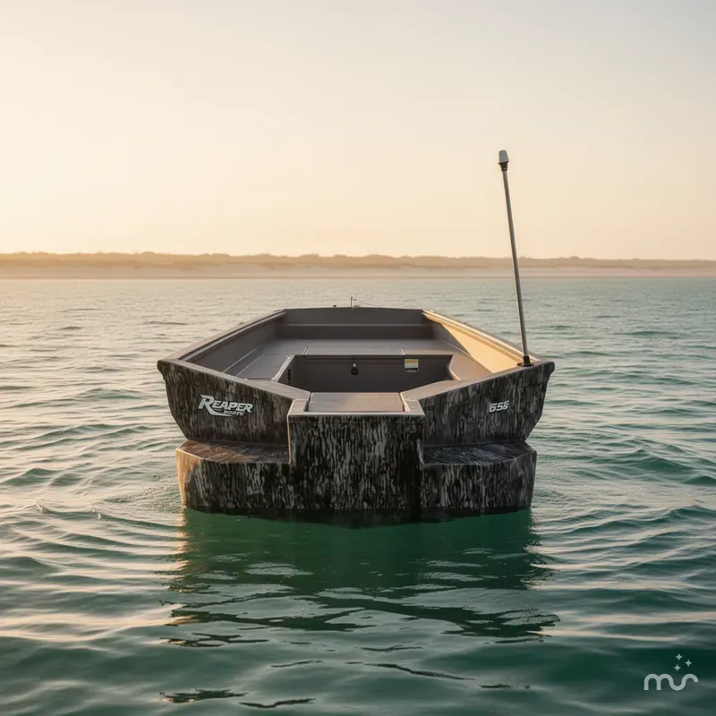 Slide: The Image of Reaper Boats 656 Step Transom 2026 - 4