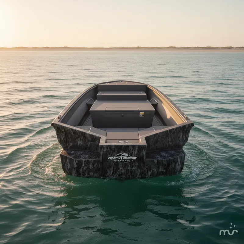 Slide: The Image of Reaper Boats 756 Step Transom 2026 - 3