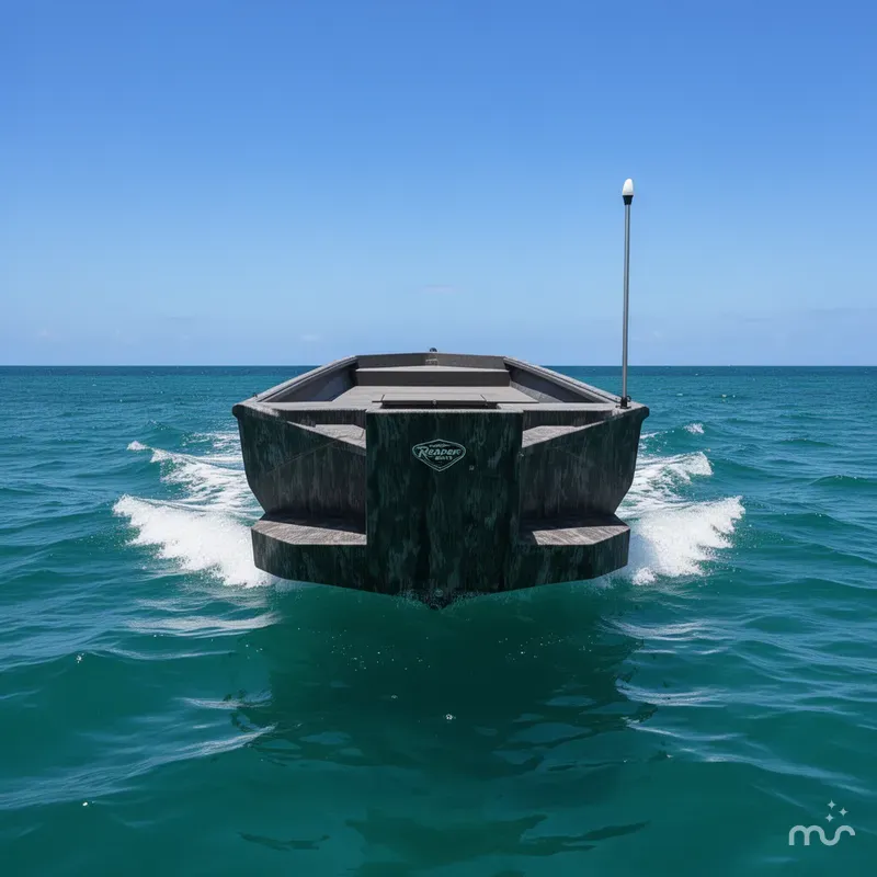 Slide: The Image of Reaper Boats 756 Step Transom 2026 - 2