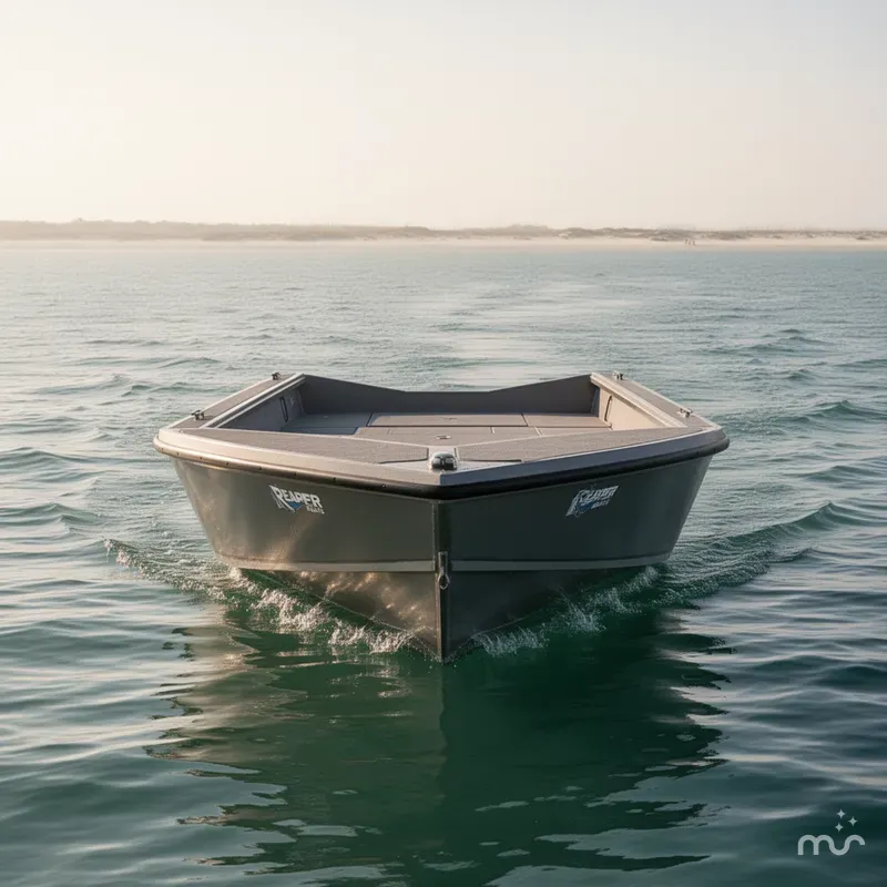 Slide: The Image of Reaper Boats 656 Step Transom 2026 - 1
