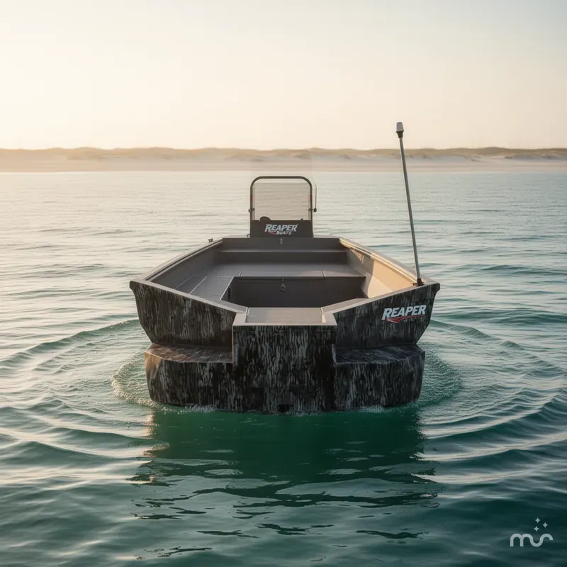 Slide: The Image of Reaper Boats 656 Step Transom 2026 - 3