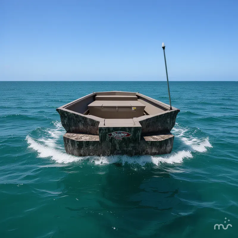 Slide: The Image of Reaper Boats 756 Step Transom 2026 - 3