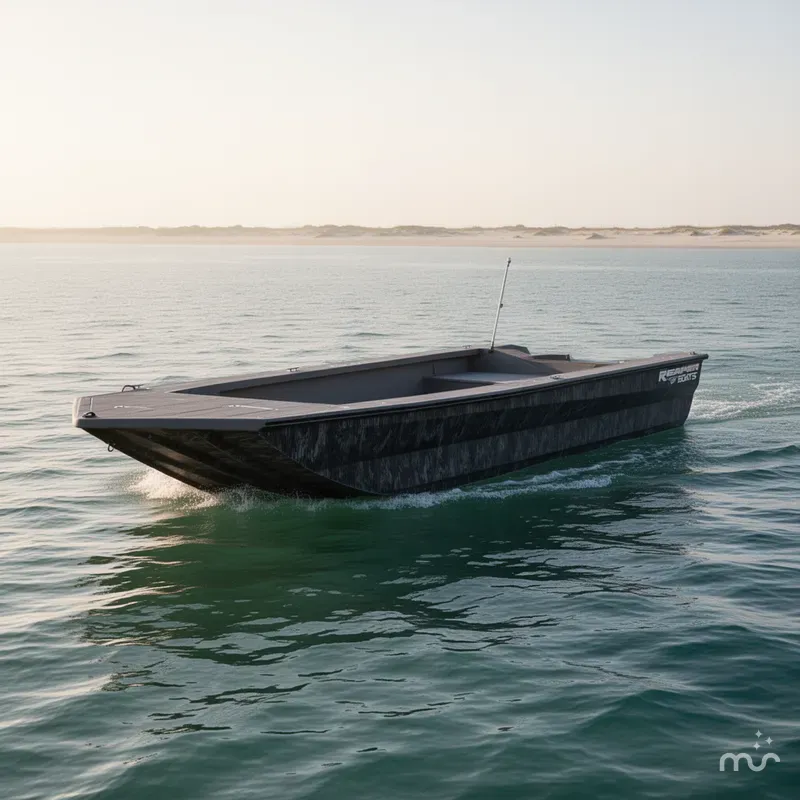 Slide: The Image of Reaper Boats 756 Step Transom 2026 - 1