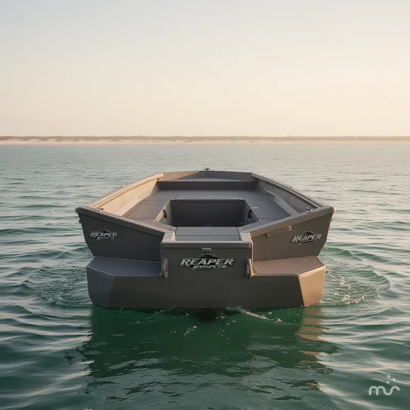 Slide: The Image of Reaper Boats 656 Step Transom 2026 - 2