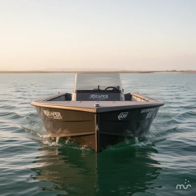 Slide: The Image of Reaper Boats 656 Step Transom 2026 - 1