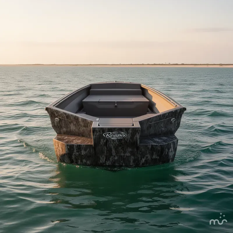 Slide: The Image of Reaper Boats 756 Step Transom 2026 - 3