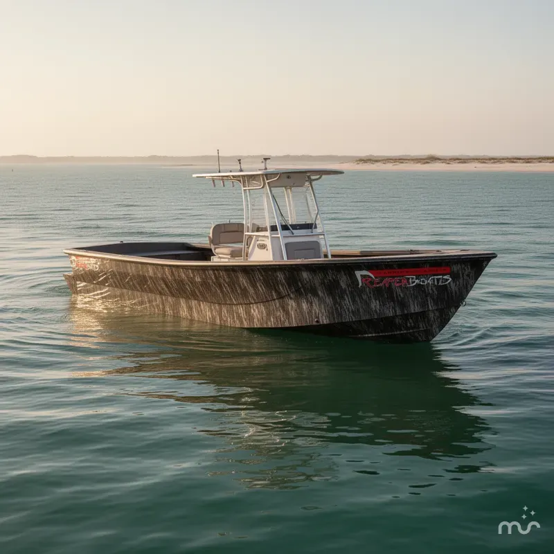 Slide: The Image of Reaper Boats 756 Step Transom 2026 - 4