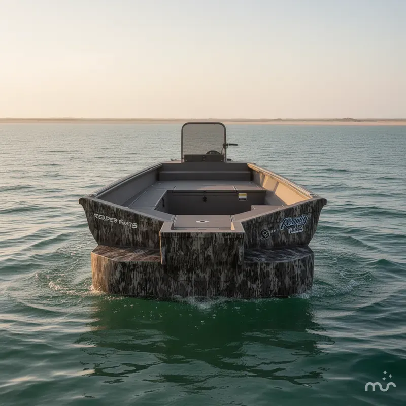 Slide: The Image of Reaper Boats 656 Step Transom 2026 - 1