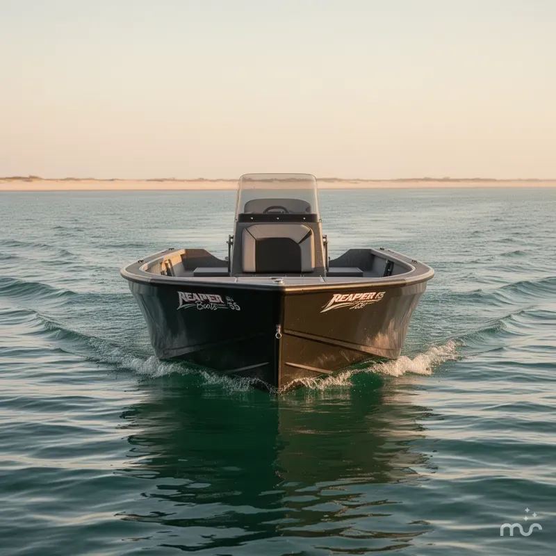 Slide: The Image of Reaper Boats 656 Step Transom 2026 - 2