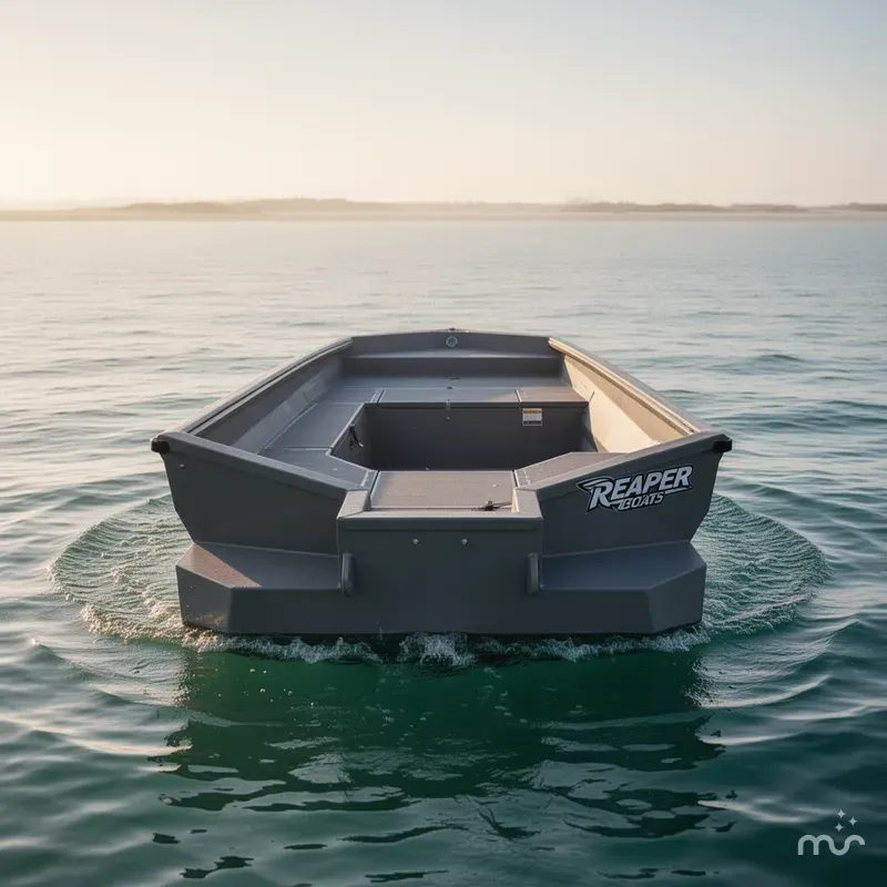 Slide: The Image of Reaper Boats 656 Step Transom 2026 - 2