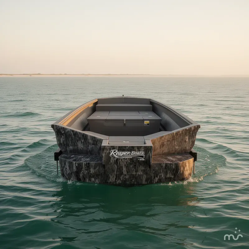 Slide: The Image of Reaper Boats 756 Step Transom 2026 - 3