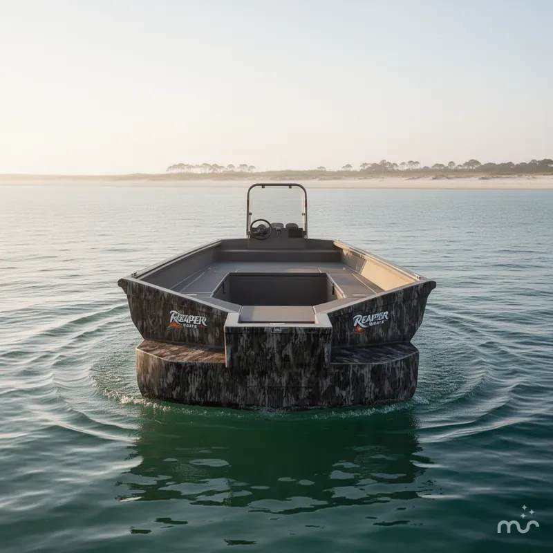 Slide: The Image of Reaper Boats 656 Step Transom 2026 - 2