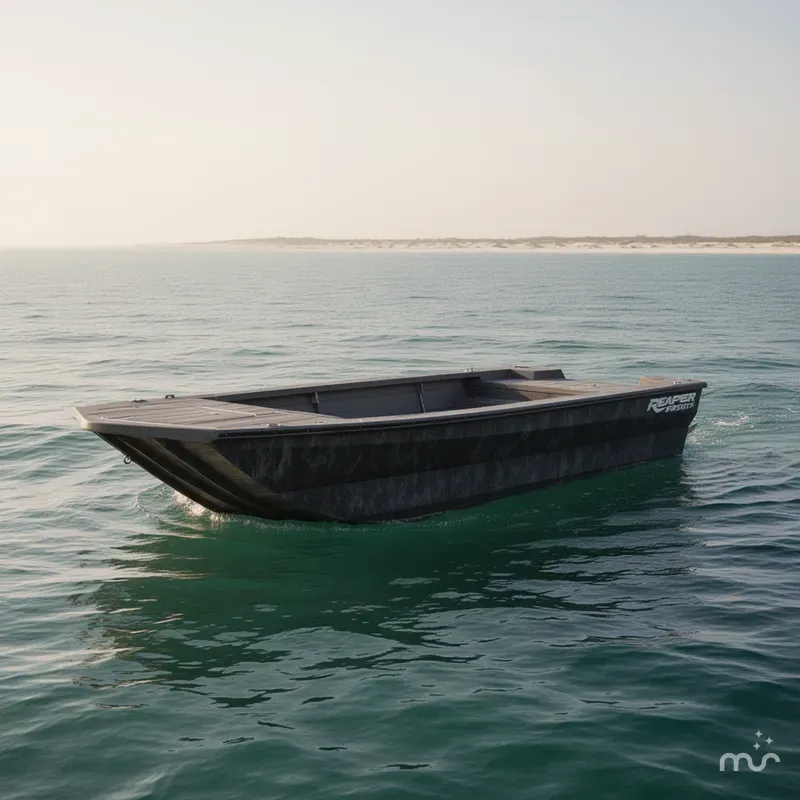 Slide: The Image of Reaper Boats 756 Step Transom 2026 - 1