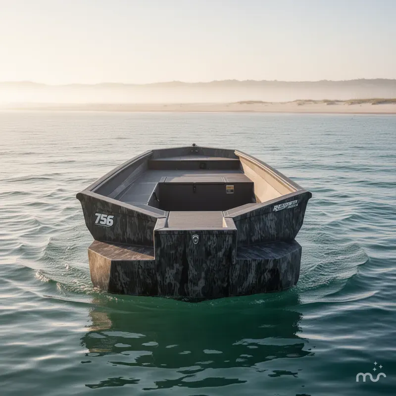 Slide: The Image of Reaper Boats 756 Step Transom 2026 - 2