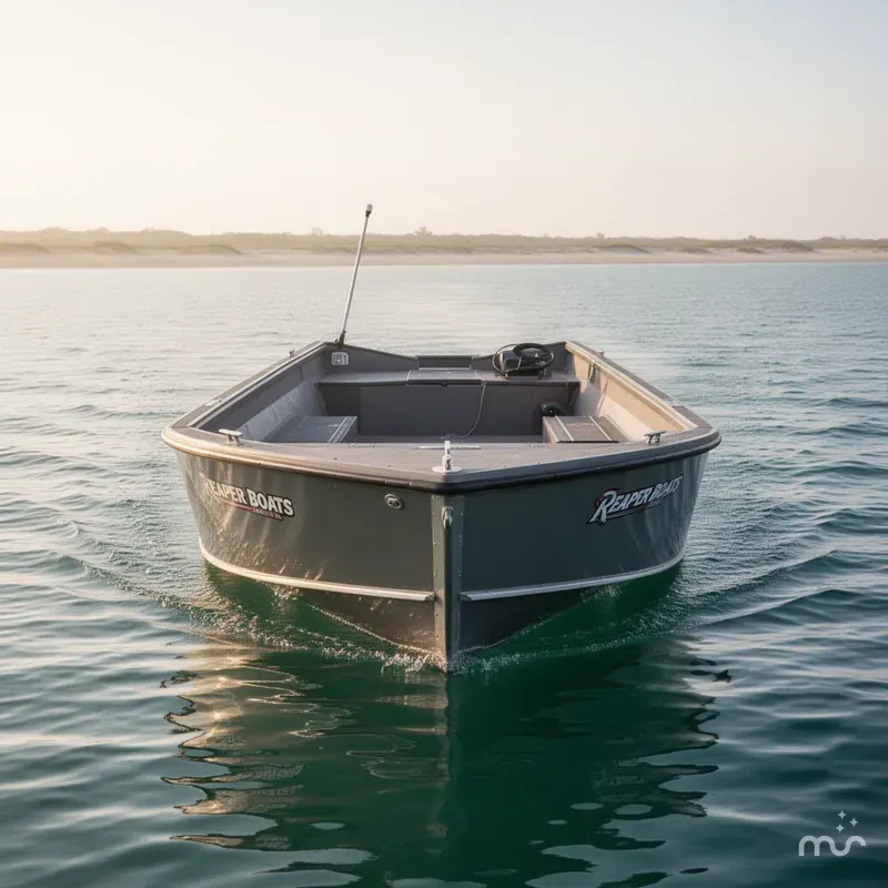 Slide: The Image of Reaper Boats 756 Step Transom 2026 - 1