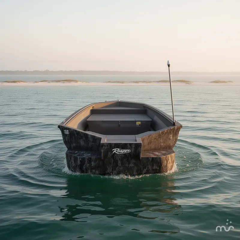 Slide: The Image of Reaper Boats 756 Step Transom 2026 - 3