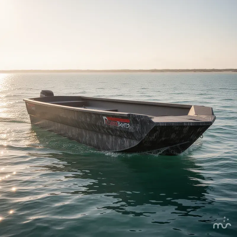 Slide: The Image of Reaper Boats 756 Step Transom 2026 - 4