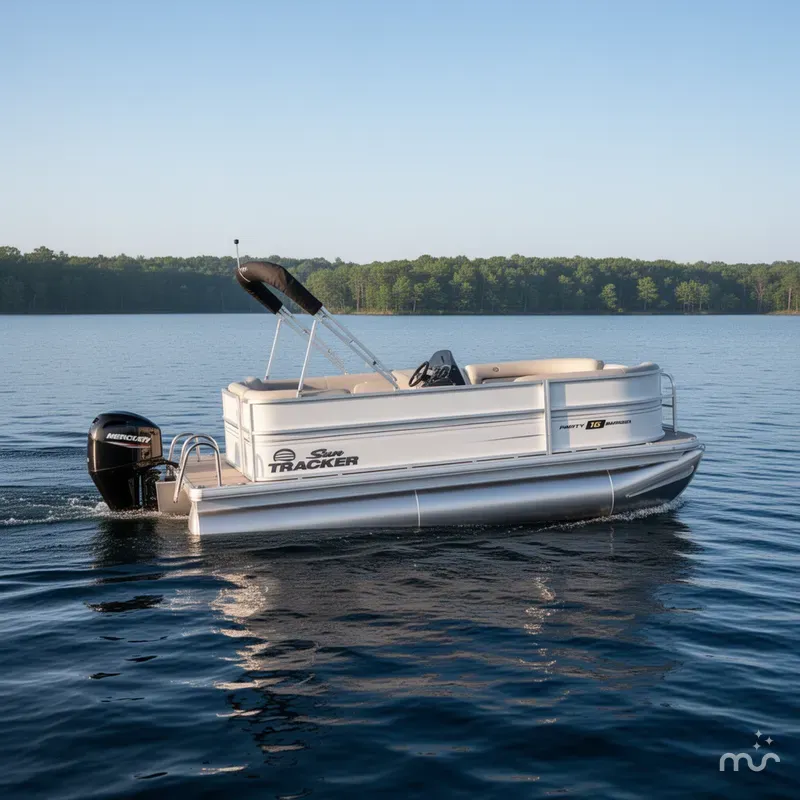 The Image of Sun Tracker Party Barge 16 DLX 2026 - 0