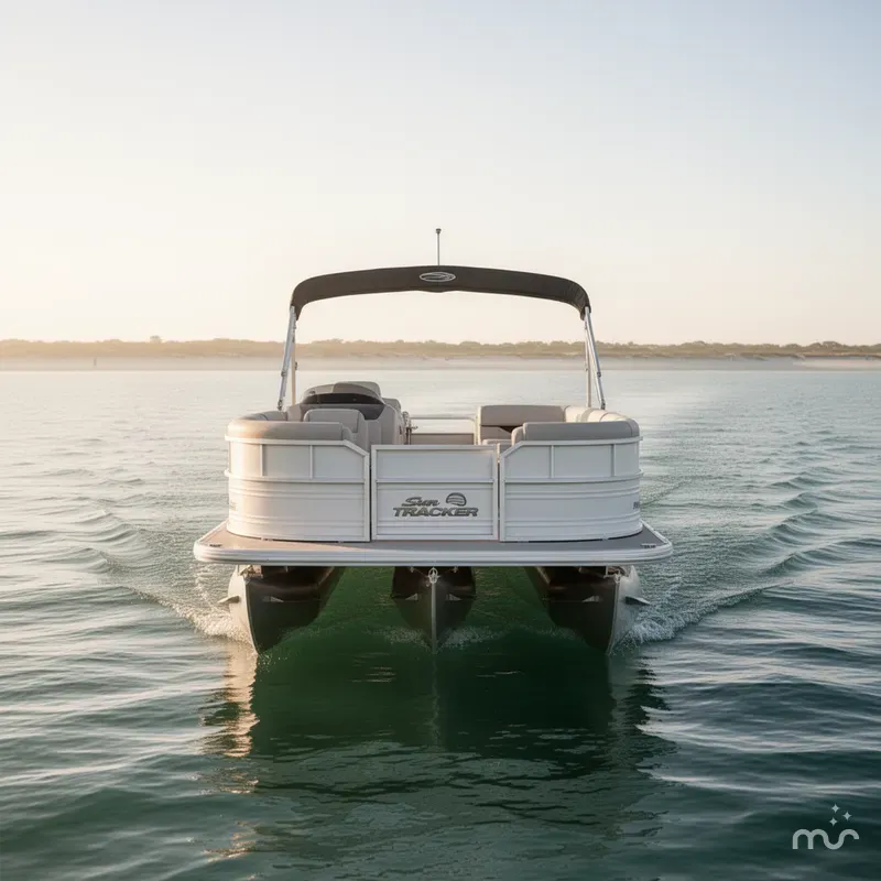 Slide: The Image of Sun Tracker Party Barge 20 DLX 2026 - 2