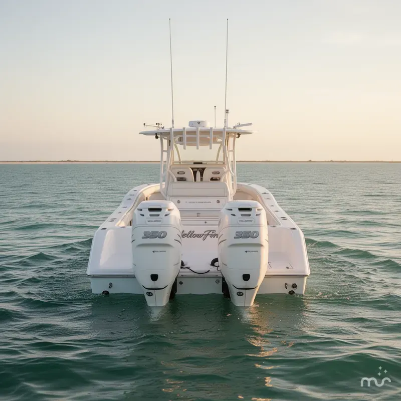 Slide: The Image of Yellowfin 32 Offshore 2016 - 2