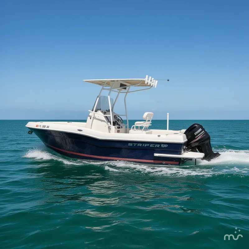 Slide: The Image of Striper 220 Center Console 2014 - 1