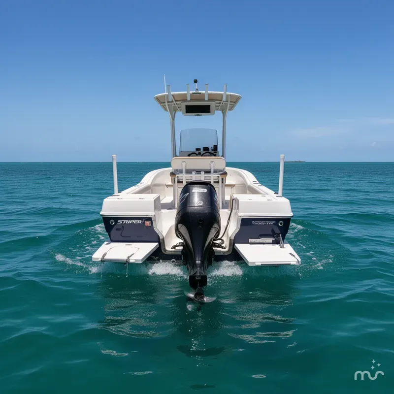 Slide: The Image of Striper 220 Center Console 2014 - 2
