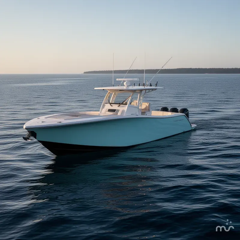 Slide: The Image of Nor-Tech 390 Sport Center Console 2026 - 4