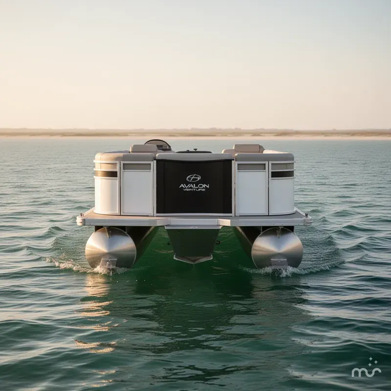 Slide: The Image of Avalon Venture 85 Rear Fish - 21' 2026 - 2