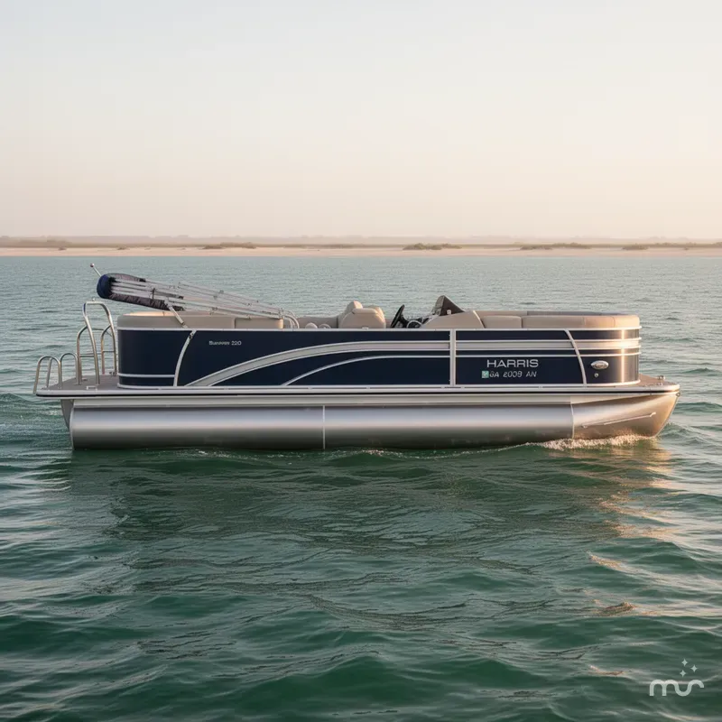 The Image of Harris Sunliner 220 TRITOON-150HP 2018 - 0