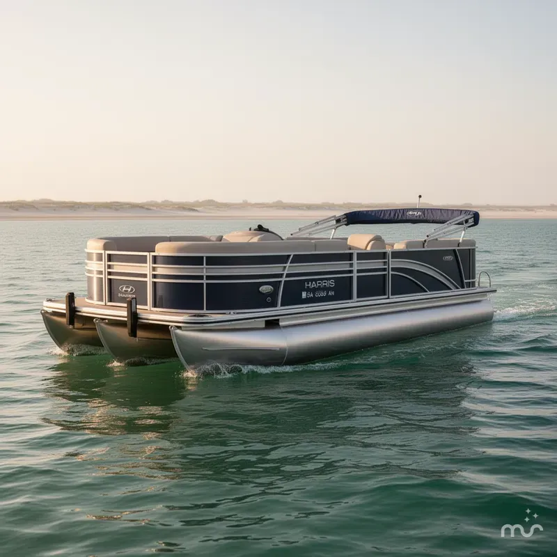 Slide: The Image of Harris Sunliner 220 TRITOON-150HP 2018 - 1