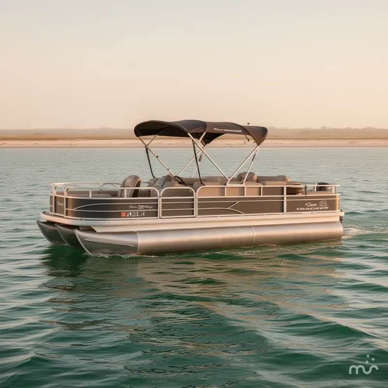 The Image of Tracker Bass Buggy 22 DLX FISHING BARGE 115HP 2017 - 0