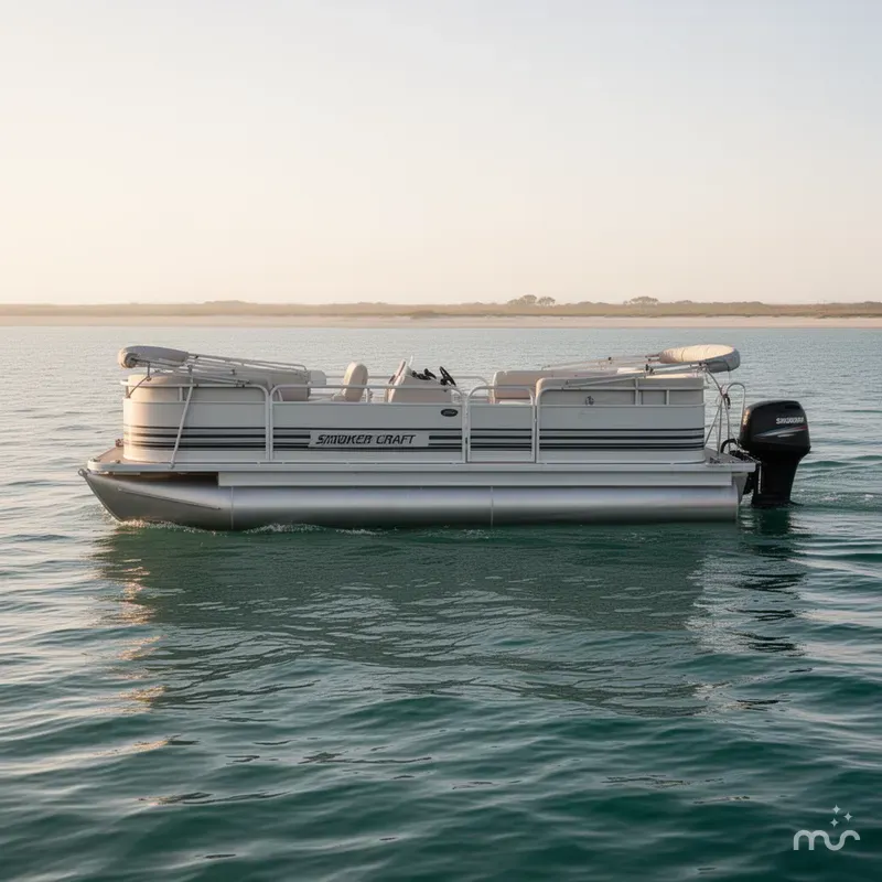 The Image of Smoker Craft Adventurer SUNSPORT PONTOON 1998 - 0