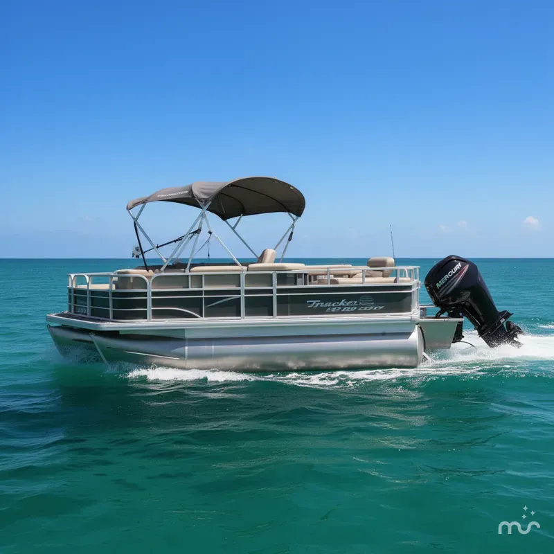 The Image of Tracker Bass Buggy 22 DLX FISHING BARGE 115HP 2017 - 0