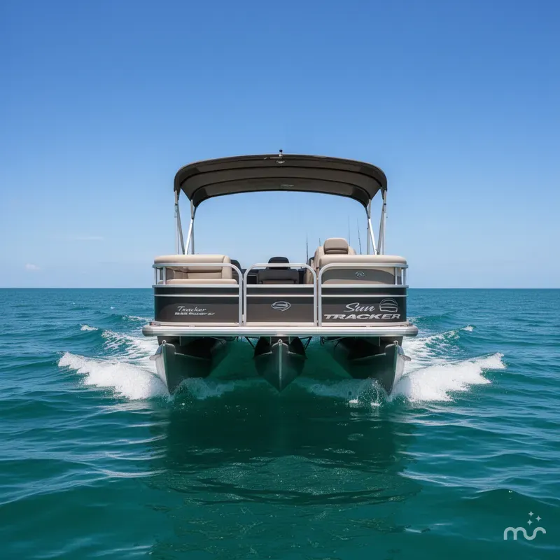 Slide: The Image of Tracker Bass Buggy 22 DLX FISHING BARGE 115HP 2017 - 2