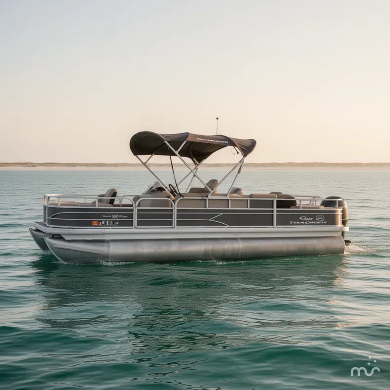 The Image of Tracker Bass Buggy 22 DLX FISHING BARGE 115HP 2017 - 0