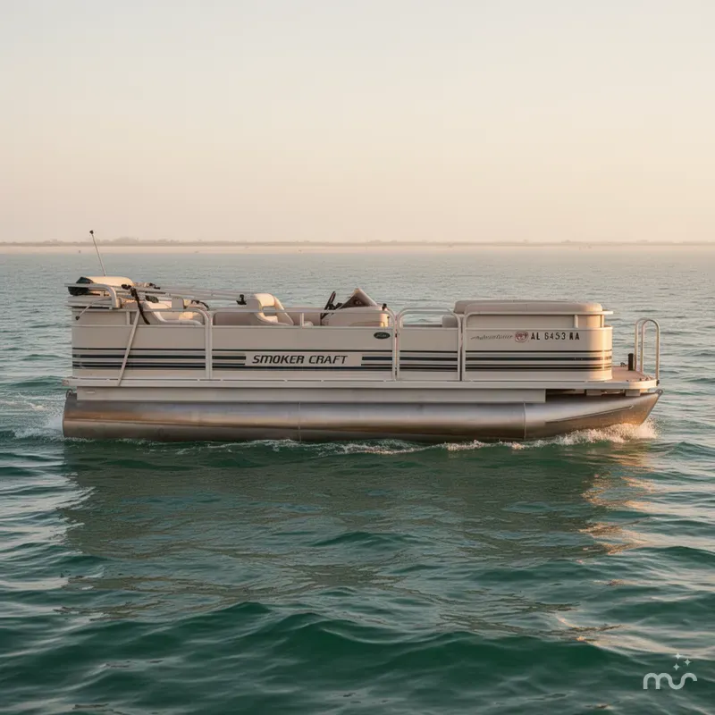 The Image of Smoker Craft Adventurer SUNSPORT PONTOON 1998 - 0