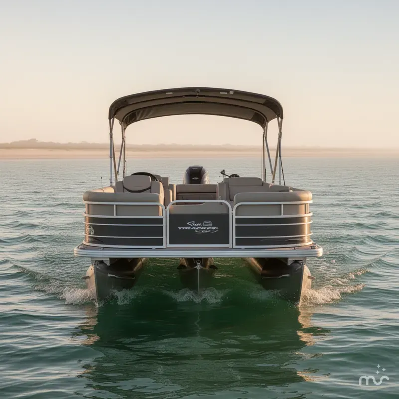 The Image of Tracker Bass Buggy 22 DLX FISHING BARGE 115HP 2017 - 1