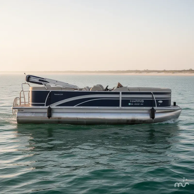 The Image of Harris Sunliner 220 TRITOON-150HP 2018 - 0