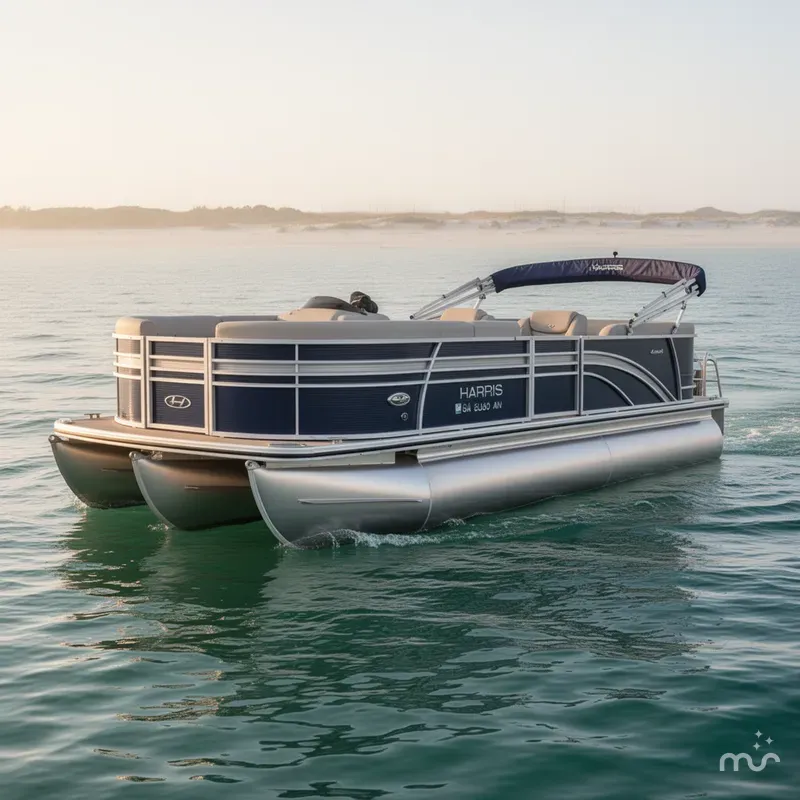 Slide: The Image of Harris Sunliner 220 TRITOON-150HP 2018 - 1