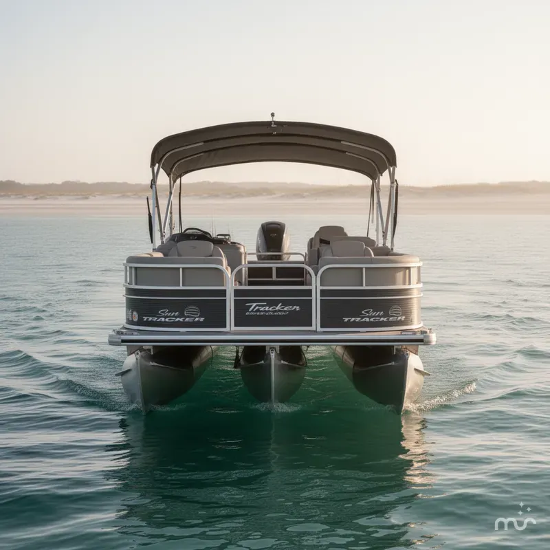 Slide: The Image of Tracker Bass Buggy 22 DLX FISHING BARGE 115HP 2017 - 1