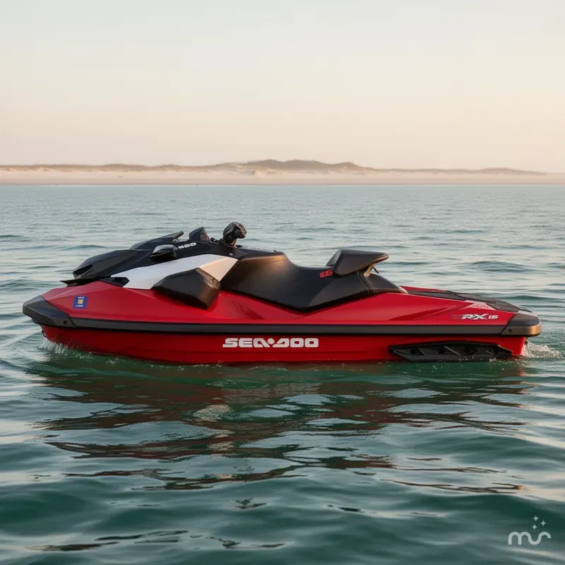 Slide: The Image of Sea-Doo RXP-X 325 iBR Fiery Red Premium Tech, BRP Premiu 2024 - 2