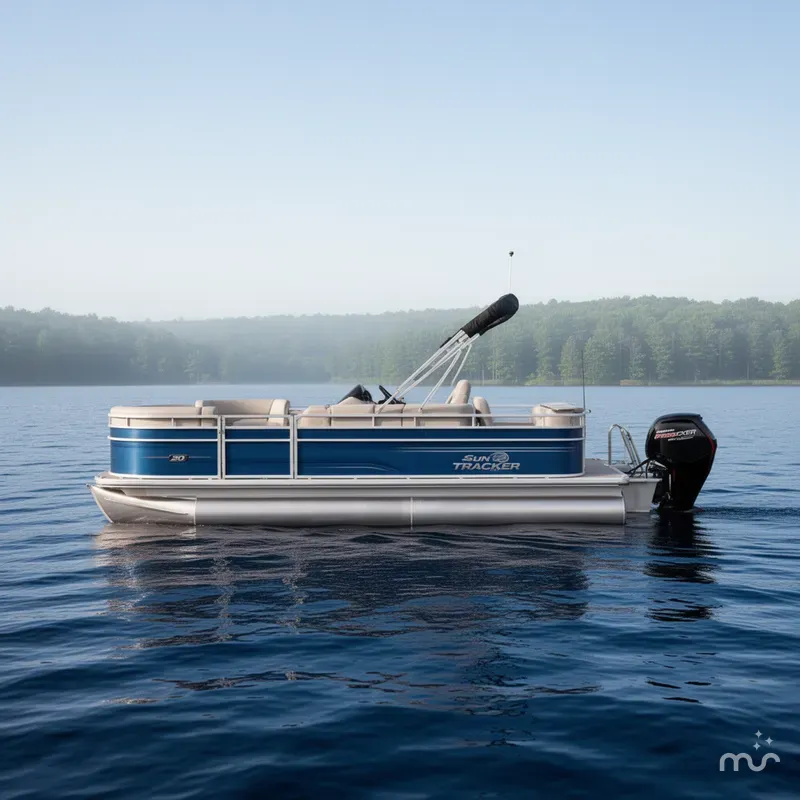 Slide: The Image of Sun Tracker Fishin' Barge 20 DLX 2026 - 1