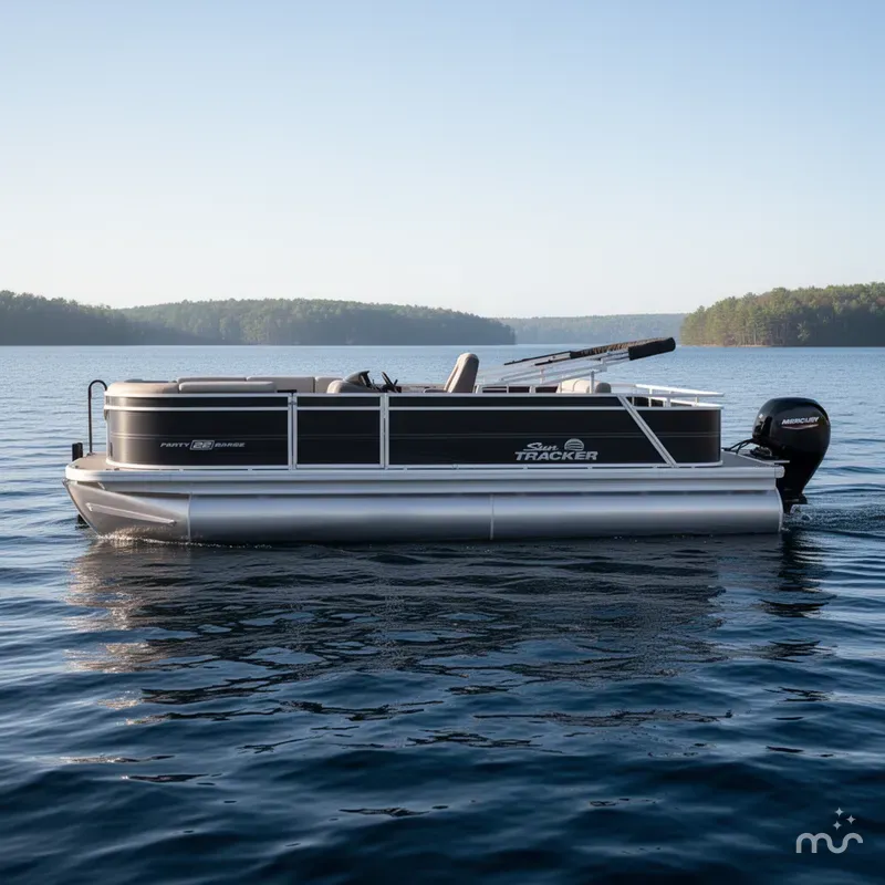 The Image of Sun Tracker Party Barge 22 RF DLX 2026 - 0
