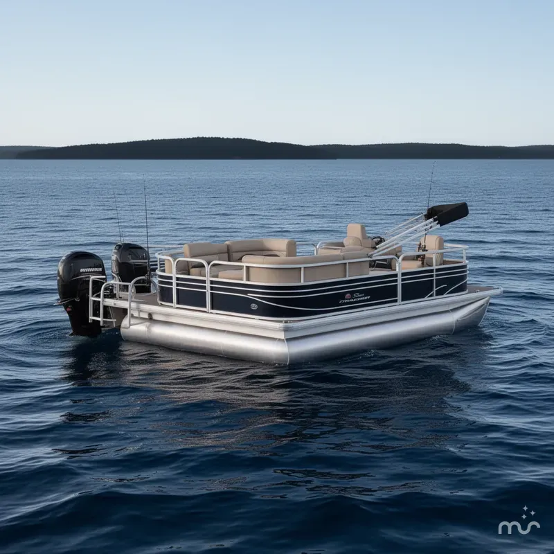 Slide: The Image of Sun Tracker Fishin' Barge 20 DLX 2020 - 2