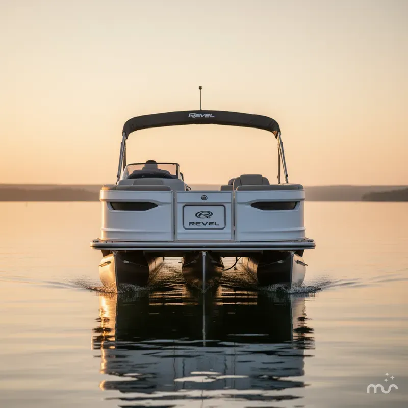 Slide: The Image of Revel Pontoon Boats RS25 2027 - 2