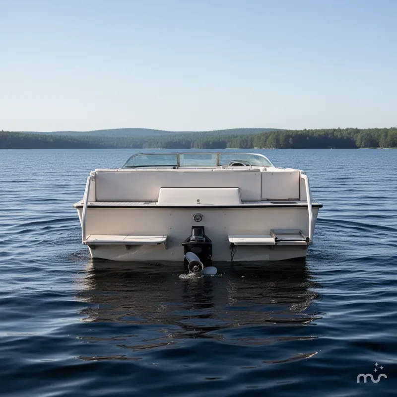 Slide: The Image of Fisher Freedom 2200 Deck Boat 2001 - 3