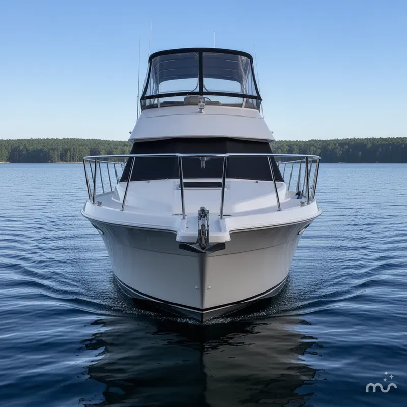 Slide: The Image of Carver Yachts 325 Aft Cabin Motor Yacht 1997 - 2