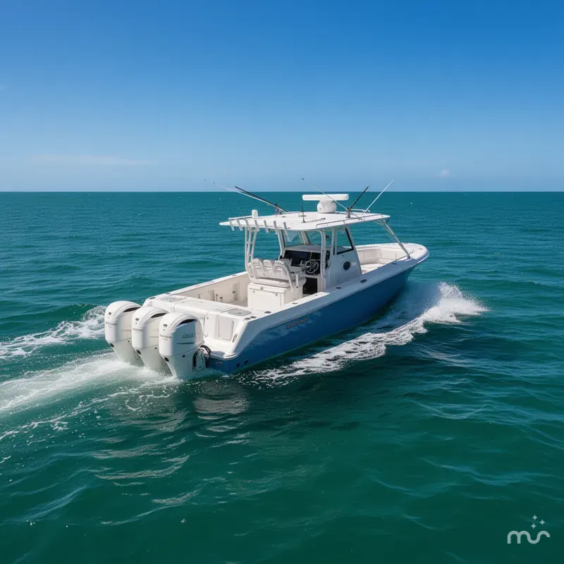 Slide: The Image of Everglades 355 Center Console 2019 - 2